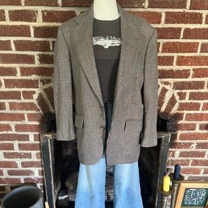**SOLD** Stafford Men's Gray Plaid Blazer